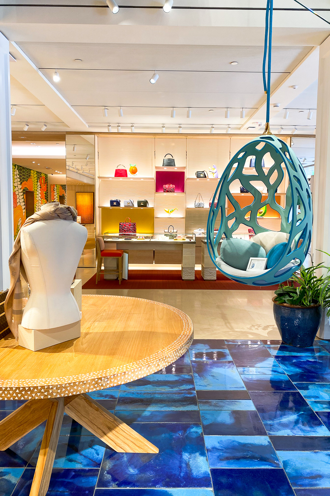 Inside the Louis Vuitton Waikiki store