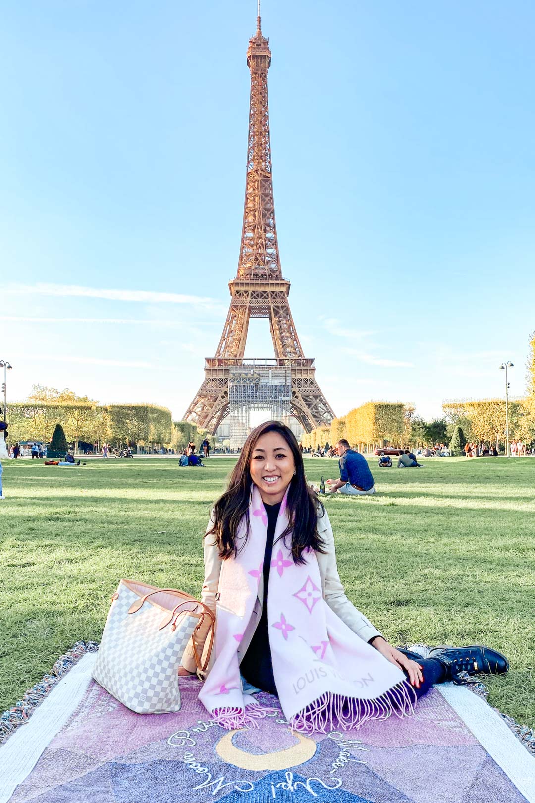 Perfect Picnic in Front of the Eiffel Tower